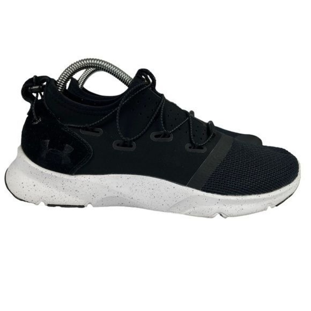 Under Armour Drift 2 Cinch Black White Lightweight Running Sneakers Womens 9